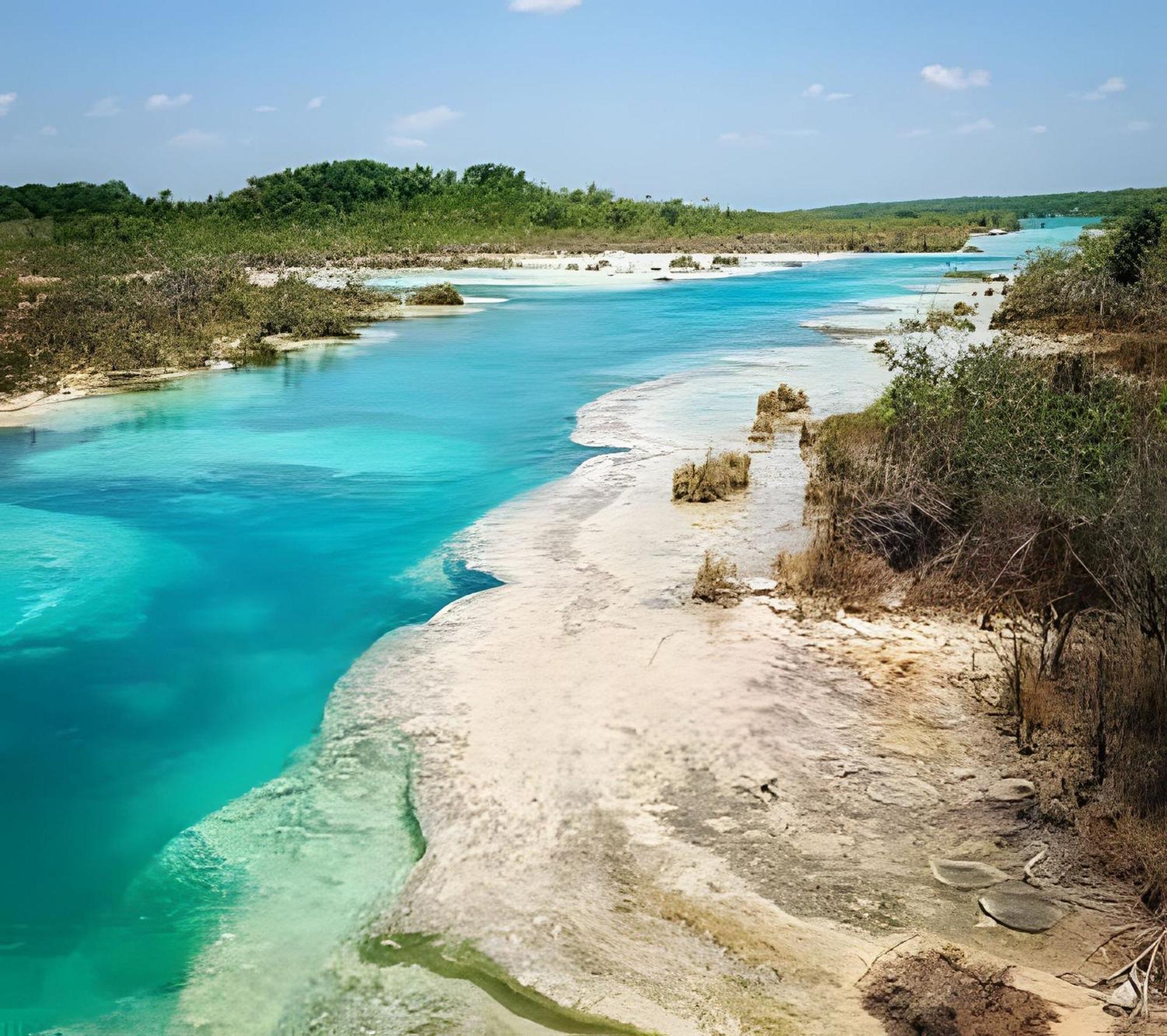 Апартаменты Casa De Piedra - Departamentos Bacalar- Экстерьер фото
