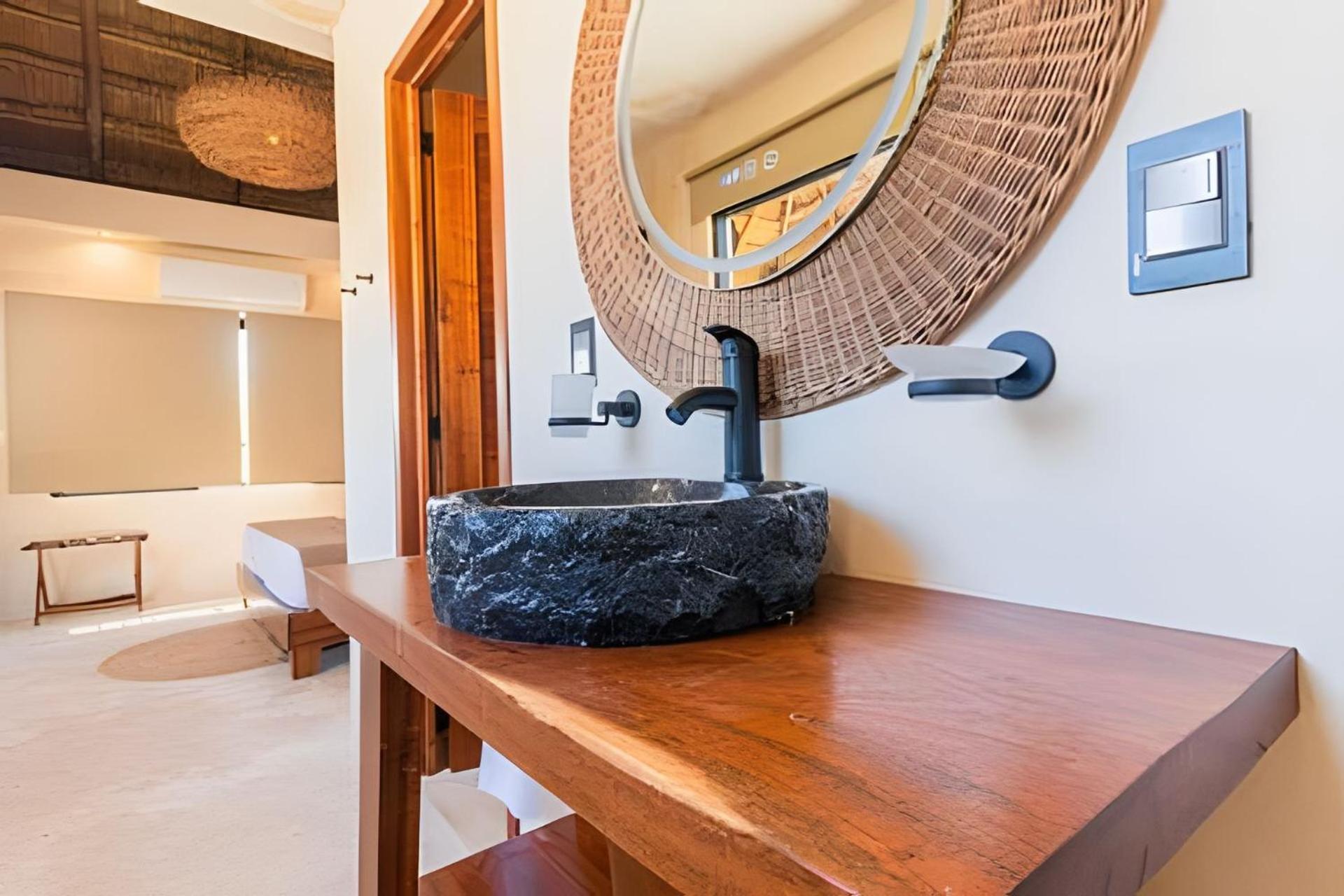 Апартаменты Casa De Piedra - Departamentos Bacalar- Экстерьер фото