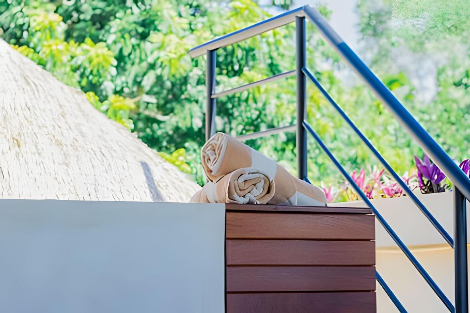 Апартаменты Casa De Piedra - Departamentos Bacalar- Экстерьер фото
