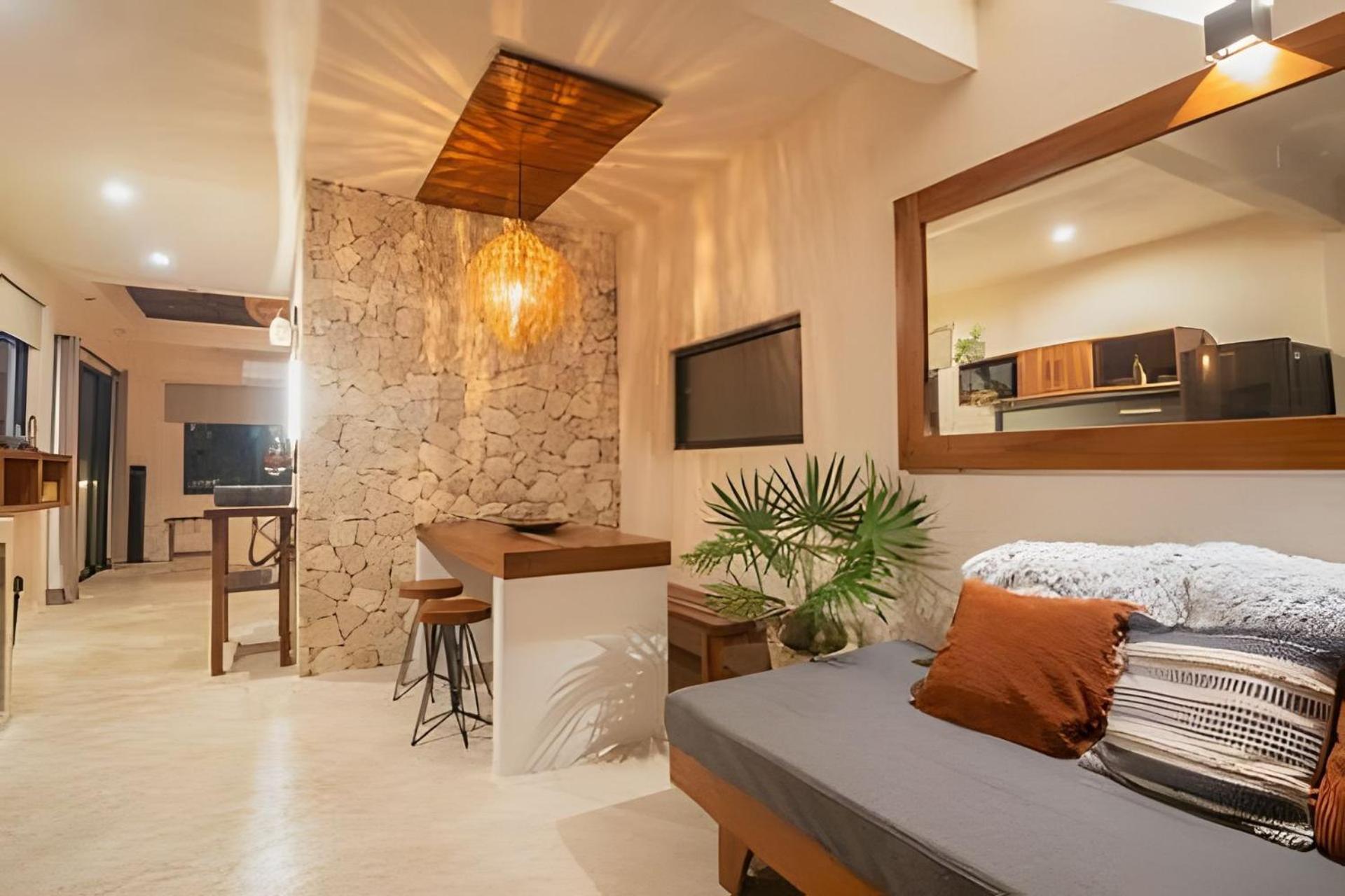 Апартаменты Casa De Piedra - Departamentos Bacalar- Экстерьер фото
